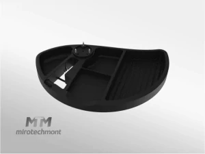 Otočný úložný zásobník pod stolem